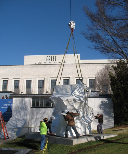 Photo Flash: INVETERATE COMPOSITION FOR CLARE Sculpture Installed at Nashville's Frist Center 