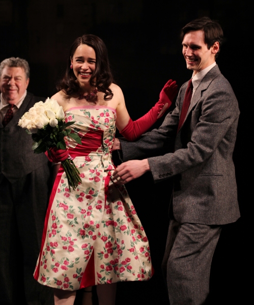 George Wendt & Emilia Clarke & Cory Michael Smith Photo