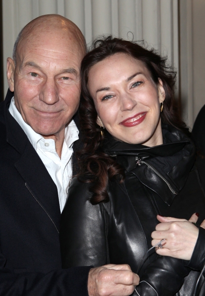 Patrick Stewart & Sunny Ozell   Photo