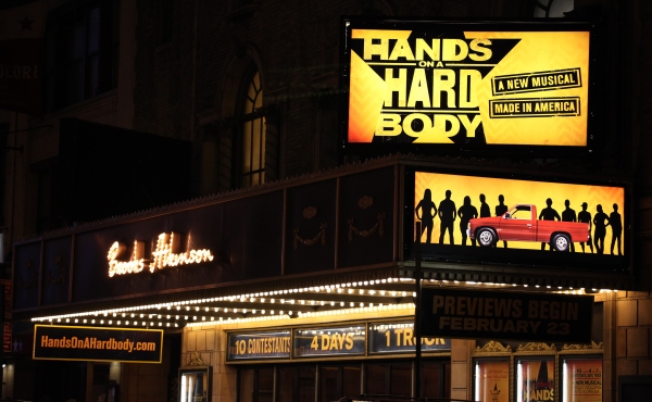 Photo Coverage: HANDS ON A HARDBODY Cast Trucks Their Way to Broadway- Opening Night Curtain Call!  Image