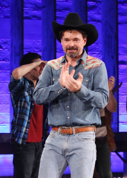 Photo Coverage: HANDS ON A HARDBODY Cast Trucks Their Way to Broadway- Opening Night Curtain Call!  Image