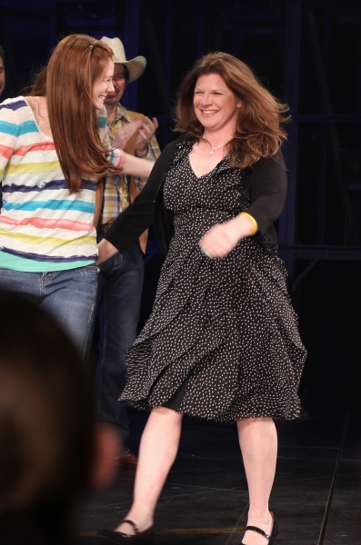 Photo Coverage: HANDS ON A HARDBODY Cast Trucks Their Way to Broadway- Opening Night Curtain Call!  Image