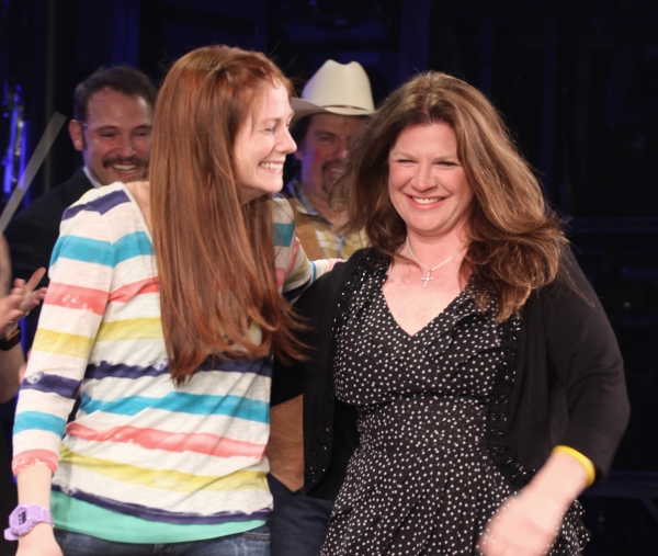 Photo Coverage: HANDS ON A HARDBODY Cast Trucks Their Way to Broadway- Opening Night Curtain Call!  Image