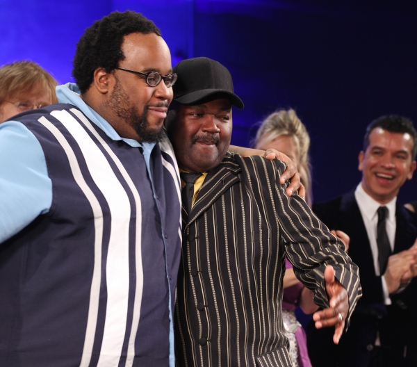 Photo Coverage: HANDS ON A HARDBODY Cast Trucks Their Way to Broadway- Opening Night Curtain Call!  Image