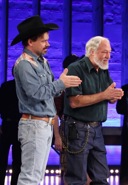 Photo Coverage: HANDS ON A HARDBODY Cast Trucks Their Way to Broadway- Opening Night Curtain Call!  Image