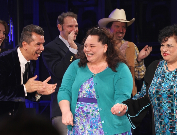 Photo Coverage: HANDS ON A HARDBODY Cast Trucks Their Way to Broadway- Opening Night Curtain Call!  Image