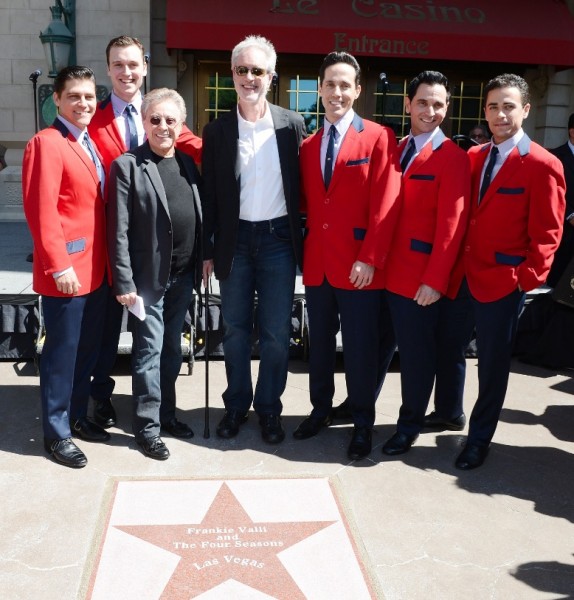 Photo Flash: JERSEY BOYS Las Vegas Honors Frankie Valli & the Four Seasons  with Star on 'Las Vegas Walk of Stars' 