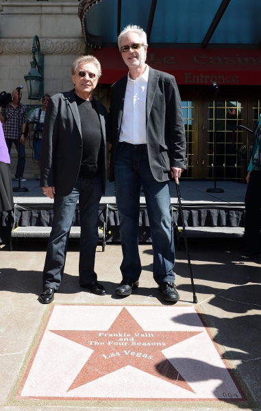 Photo Flash: JERSEY BOYS Las Vegas Honors Frankie Valli & the Four Seasons  with Star on 'Las Vegas Walk of Stars' 