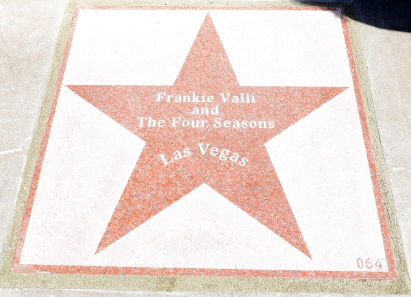 Photo Flash: JERSEY BOYS Las Vegas Honors Frankie Valli & the Four Seasons with Star on 'Las Vegas Walk of Stars' Image