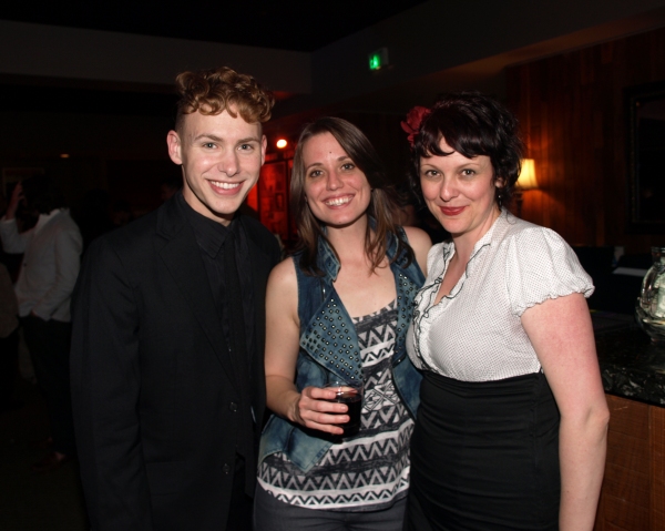 Bruce Merkle, Gretchen Dawson, and Jane Lynch Photo