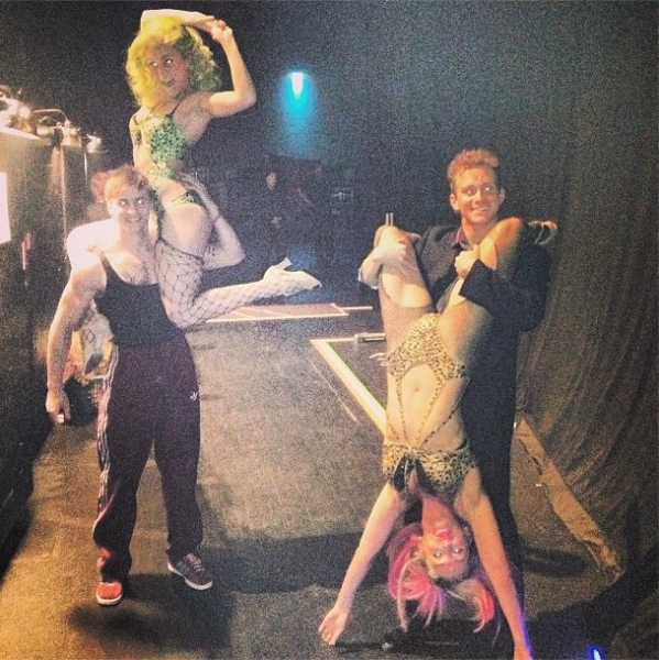 Photo Flash: Saturday Intermission Pics, March 23 - Kelli O'Hara's Last SIP with NICE WORK, FLASHDANCE Channels PIPPIN and More!  Image