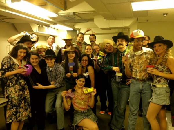 Photo Flash: Saturday Intermission Pics, March 23 - Kelli O'Hara's Last SIP with NICE WORK, FLASHDANCE Channels PIPPIN and More!  Image