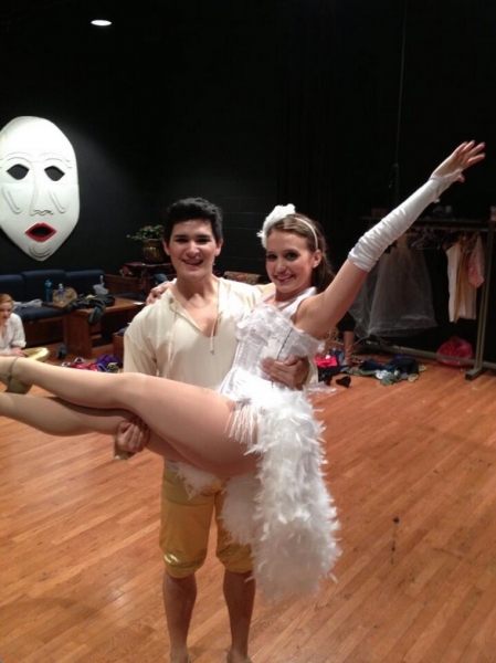 Photo Flash: Saturday Intermission Pics, March 23 - Kelli O'Hara's Last SIP with NICE WORK, FLASHDANCE Channels PIPPIN and More!  Image