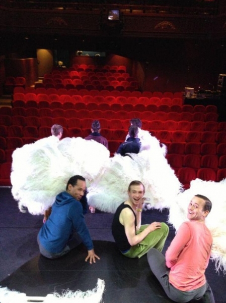 Photo Flash: Saturday Intermission Pics, March 23 - Kelli O'Hara's Last SIP with NICE WORK, FLASHDANCE Channels PIPPIN and More!  Image