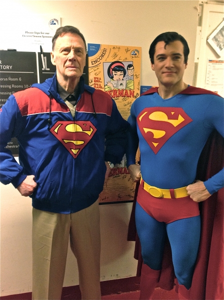 Photo Flash: Original Broadway Superman Bob Holiday Visits Encores! IT'S A BIRD...IT'S A PLANE...IT'S SUPERMAN Image
