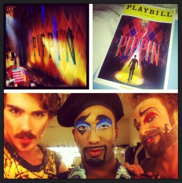Photo Flash: Saturday Intermission Pics, March 23, Part 2 - PIPPIN's First SIP, PASSION, F#%KING UP EVERYTHING and More! Image