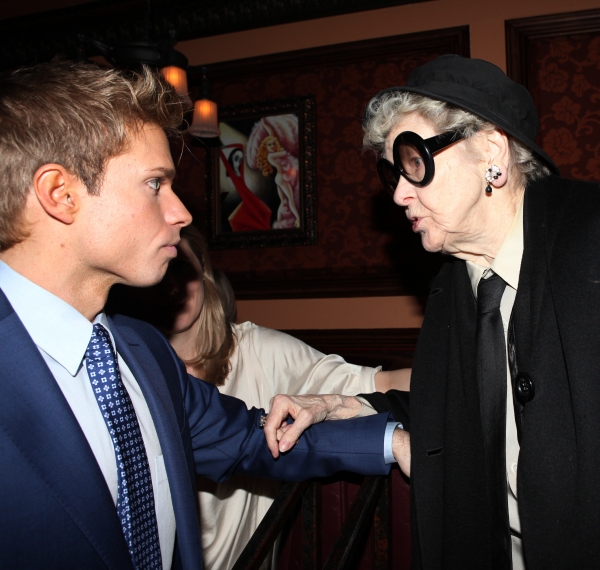 Hunter Ryan Herdlicka, Elaine Stritch Photo