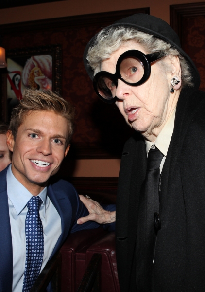 Hunter Ryan Herdlicka, Elaine Stritch Photo