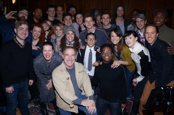 Photo Flash: In the Recording Studio with the Cast of KINKY BOOTS! Image