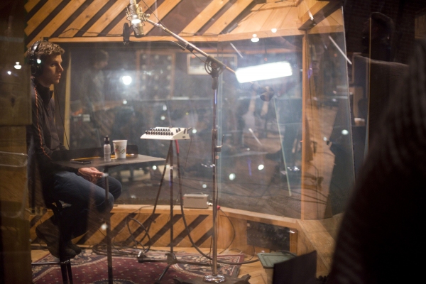 Photo Flash: In the Recording Studio with the Cast of KINKY BOOTS! Image