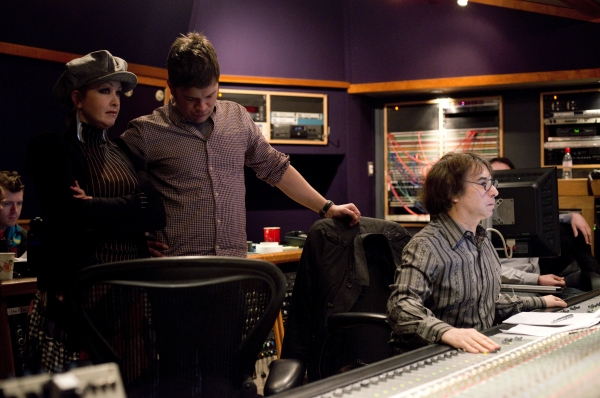 Photo Flash: In the Recording Studio with the Cast of KINKY BOOTS! Image
