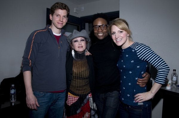 Photo Flash: In the Recording Studio with the Cast of KINKY BOOTS! Image