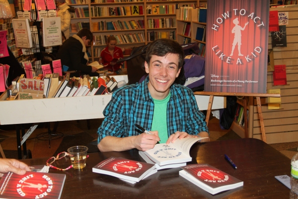 Photo Coverage: Henry Hodges Signs HOW TO ACT LIKE A KID at Drama Book Shop! 