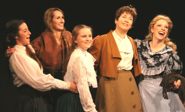 Marmee and the March sisters - with Alison Schiller, Rachel Geis, Carly Linehan, Gail Photo