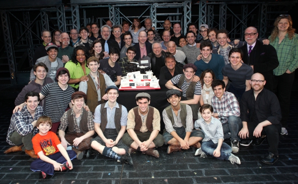 Photo Coverage: NEWSIES Celebrates One Year on Broadway with Cast, Cake & Creatives! Photo Coverage: NEWSIES Celebrates One Year on Broadway with Cast, Cake & Creatives! Image