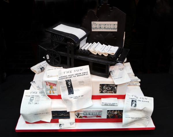 Photo Coverage: NEWSIES Celebrates One Year on Broadway with Cast, Cake & Creatives! Photo Coverage: NEWSIES Celebrates One Year on Broadway with Cast, Cake & Creatives! Image