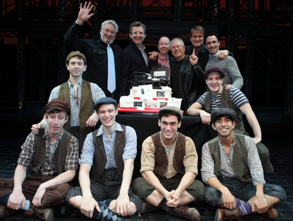 Photo Coverage: NEWSIES Celebrates One Year on Broadway with Cast, Cake & Creatives! Photo Coverage: NEWSIES Celebrates One Year on Broadway with Cast, Cake & Creatives! Image
