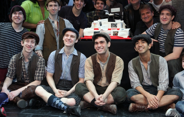 Photo Coverage: NEWSIES Celebrates One Year on Broadway with Cast, Cake & Creatives! Photo Coverage: NEWSIES Celebrates One Year on Broadway with Cast, Cake & Creatives! Image