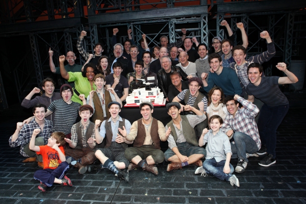 Photo Coverage: NEWSIES Celebrates One Year on Broadway with Cast, Cake & Creatives! Photo Coverage: NEWSIES Celebrates One Year on Broadway with Cast, Cake & Creatives! Image