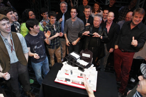 Photo Coverage: NEWSIES Celebrates One Year on Broadway with Cast, Cake & Creatives! Photo Coverage: NEWSIES Celebrates One Year on Broadway with Cast, Cake & Creatives! Image