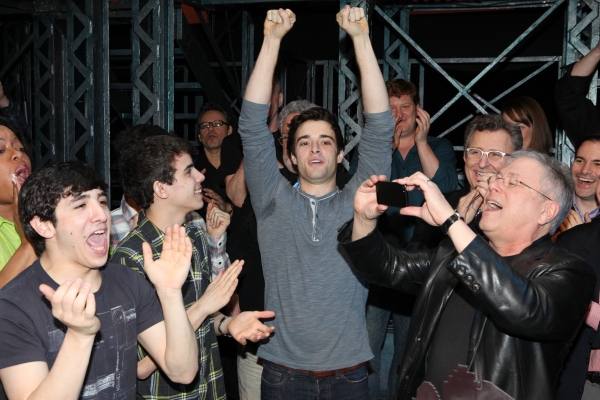 Photo Coverage: NEWSIES Celebrates One Year on Broadway with Cast, Cake & Creatives! Photo Coverage: NEWSIES Celebrates One Year on Broadway with Cast, Cake & Creatives! Image
