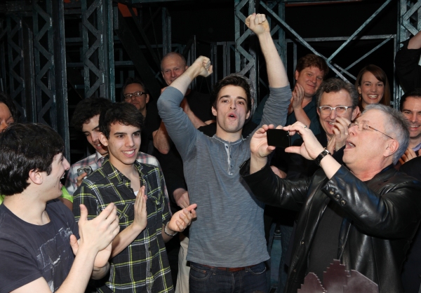 Photo Coverage: NEWSIES Celebrates One Year on Broadway with Cast, Cake & Creatives! Photo Coverage: NEWSIES Celebrates One Year on Broadway with Cast, Cake & Creatives! Image
