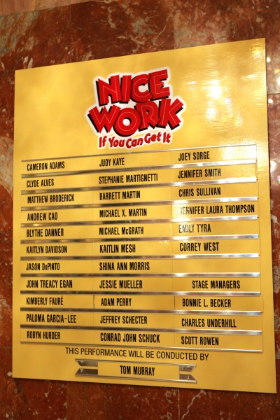 Photo Coverage: NICE WORK Welcomes New Cast - Jessie Mueller, John Treacy Egan and Conrad John Schuck! 