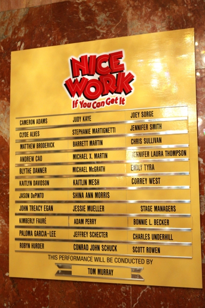 Photo Coverage: NICE WORK Welcomes New Cast - Jessie Mueller, John Treacy Egan and Conrad John Schuck! Image