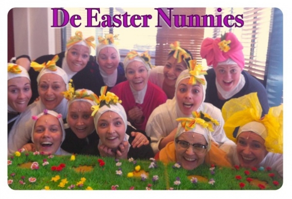 Photo Flash: Saturday Intermission Pics, March 30 - Easter Edition with NICE WORK, NEWSIES, MOTOWN and More!  Image