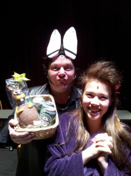 Photo Flash: Saturday Intermission Pics, March 30 - Easter Edition with NICE WORK, NEWSIES, MOTOWN and More!  Image