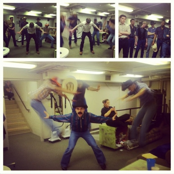 Photo Flash: Saturday Intermission Pics, March 30 - Easter Edition with NICE WORK, NEWSIES, MOTOWN and More!  Image