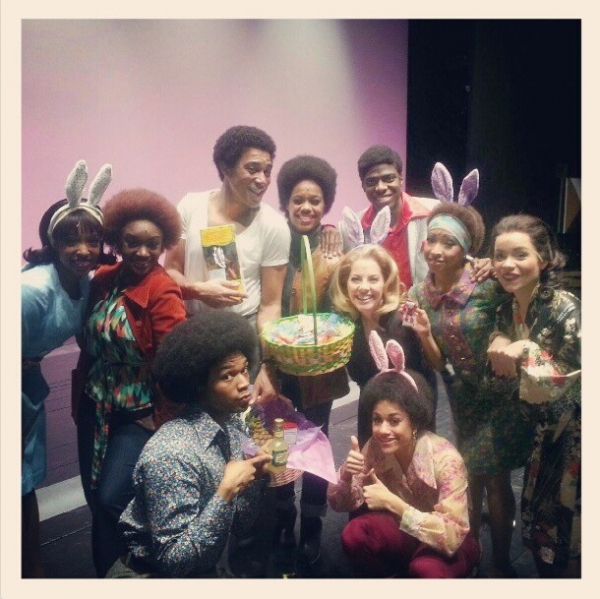 Photo Flash: Saturday Intermission Pics, March 30 - Easter Edition with NICE WORK, NEWSIES, MOTOWN and More!  Image