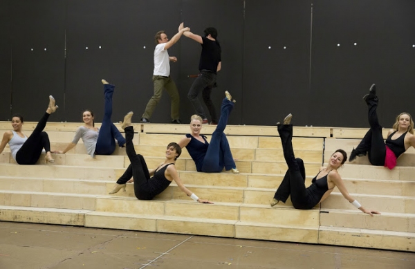 Photo Flash: Sneak Peek at Norbert Leo Butz, Kate Baldwin & More in Rehearsal for BIG FISH Image