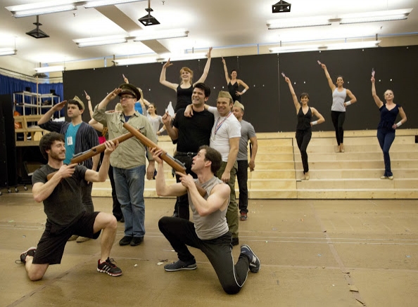 Photo Flash: Sneak Peek at Norbert Leo Butz, Kate Baldwin & More in Rehearsal for BIG FISH Image