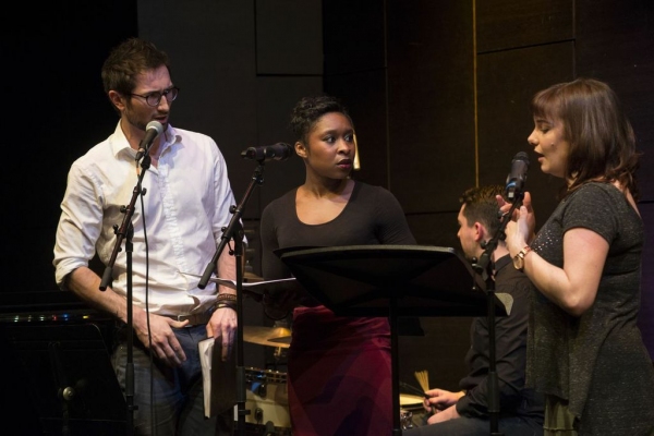 Tom Parsons, Cynthia Erivo and Rebecca Trehearn Photo