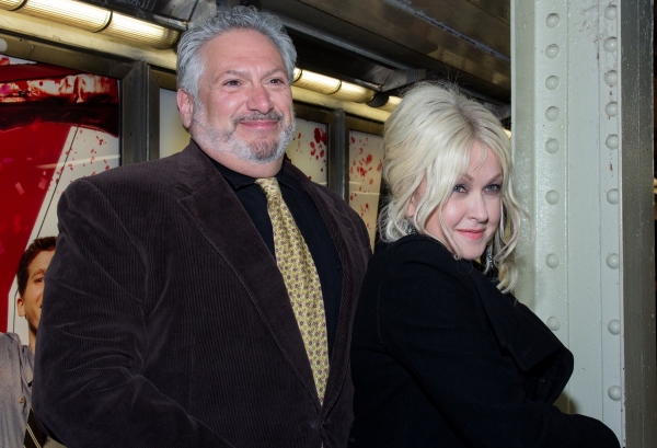 Photo Coverage: Cyndi Lauper & Harvey Fierstein Unveil NYC Subway Ads! Image