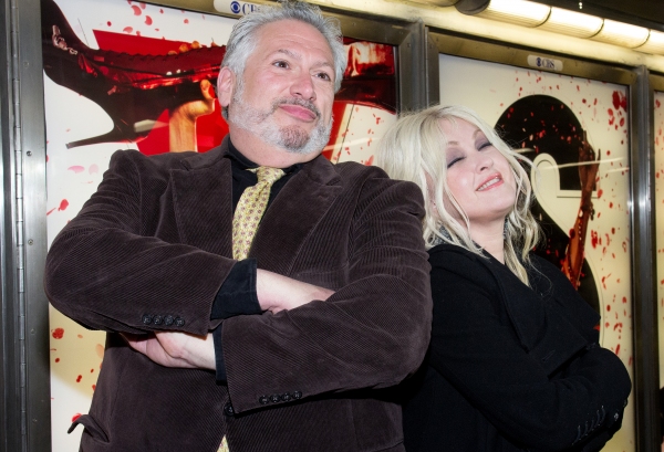 Photo Coverage: Cyndi Lauper & Harvey Fierstein Unveil NYC Subway Ads! Image