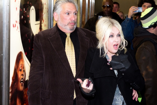 Photo Coverage: Cyndi Lauper & Harvey Fierstein Unveil NYC Subway Ads! Image