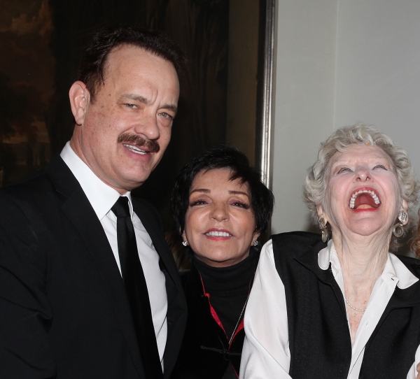 Tom Hanks, Liza Minnelli, Elaine Stritch  Photo