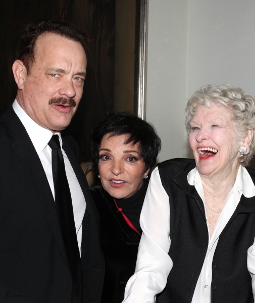 Tom Hanks, Liza Minnelli, Elaine Stritch Photo